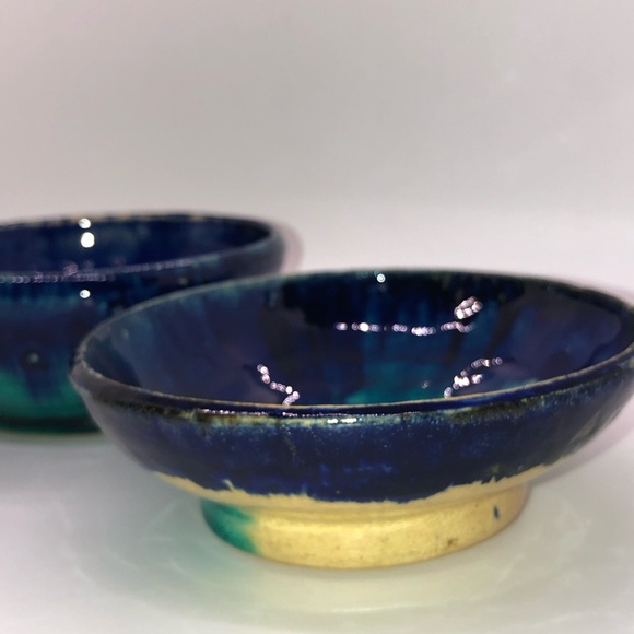 Coordinating set Studio Art Pottery Bowls Glazed, Trinket, Knick Knack Decor - Picture 3 of 13